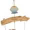 3ft. Blue Ceramic Shell Handmade Ombre Windchime with Driftwood &#x26; Bead Accents